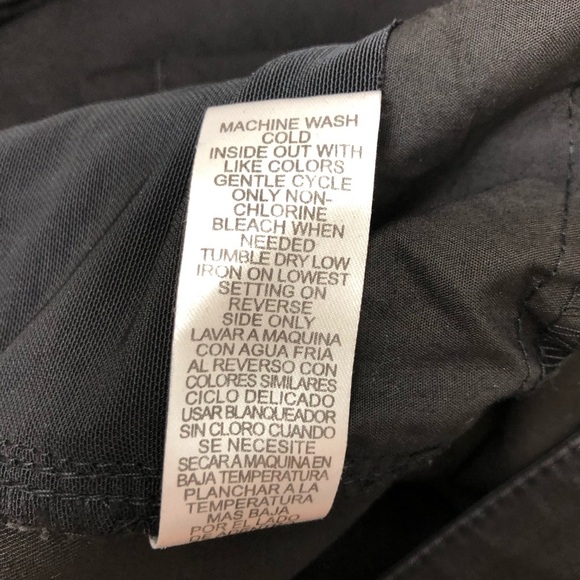 Democracy Ab Solution Booty Lift Cotton Blend Black Whiskered Straight Jeans 8P - Picture 10 of 16